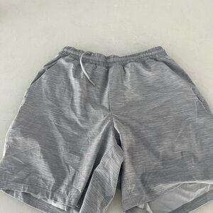 lululemon athletica Light Gray Men's Athletic Shorts